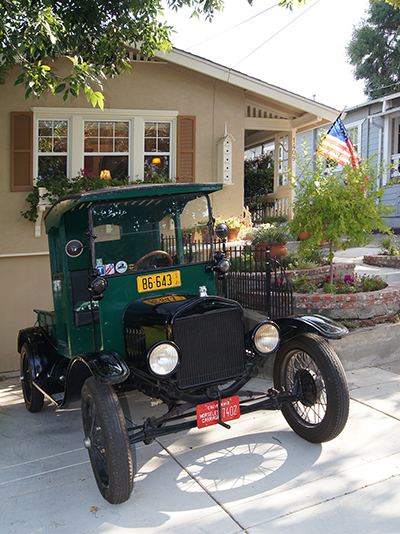 A Model T Ford which participated in an Historic Home Tour in Martinez, CA.